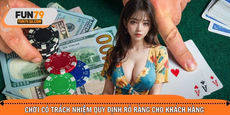 Chơi có trách nhiệm quy định rõ ràng cho khách hàng